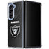 NFL Las Vegas Raiders Team Jersey Galaxy Z Fold5 5G Clear Case