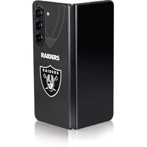 NFL Las Vegas Raiders Team Jersey Galaxy Z Fold5 5G Skin
