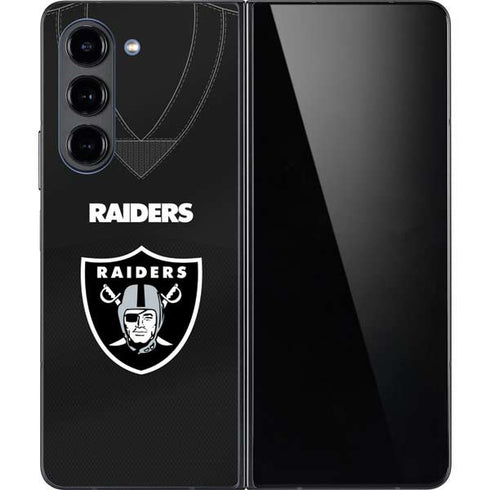 NFL Las Vegas Raiders Team Jersey Galaxy Z Fold5 5G Skin