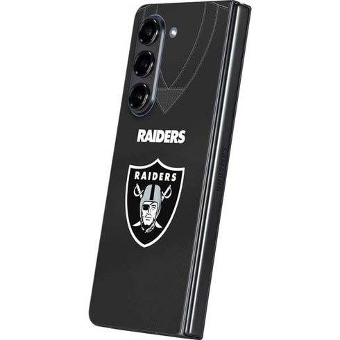 NFL Las Vegas Raiders Team Jersey Galaxy Z Fold5 5G Skin
