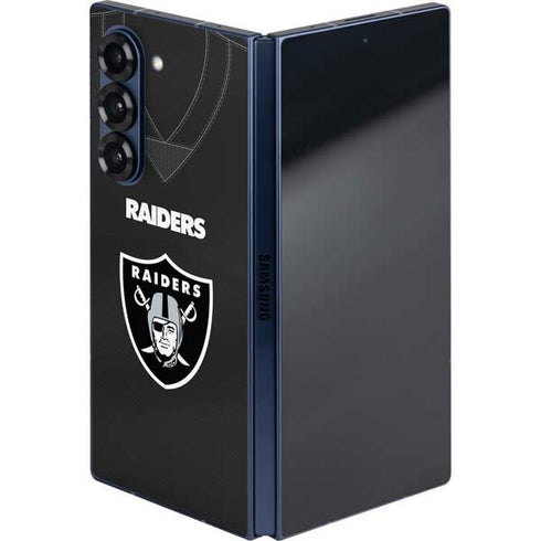 NFL Las Vegas Raiders Team Jersey Galaxy Z Fold6 Skin