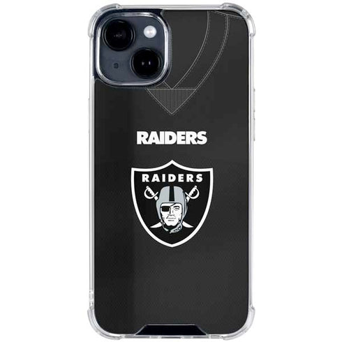 NFL Las Vegas Raiders Team Jersey iPhone 15 Clear Case