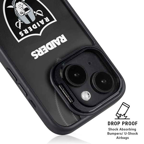 NFL Las Vegas Raiders Team Jersey iPhone 15 Plus Kickstand Case
