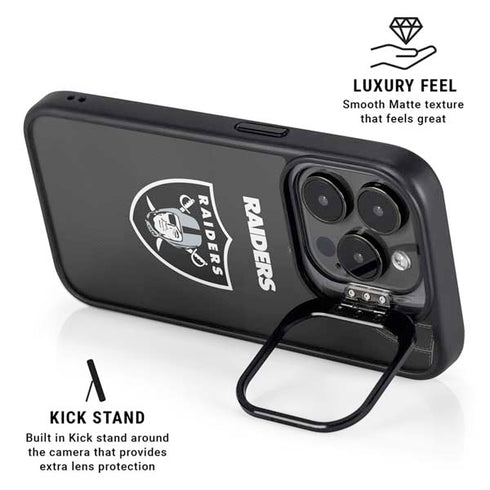 NFL Las Vegas Raiders Team Jersey iPhone 15 Pro Max Kickstand Case