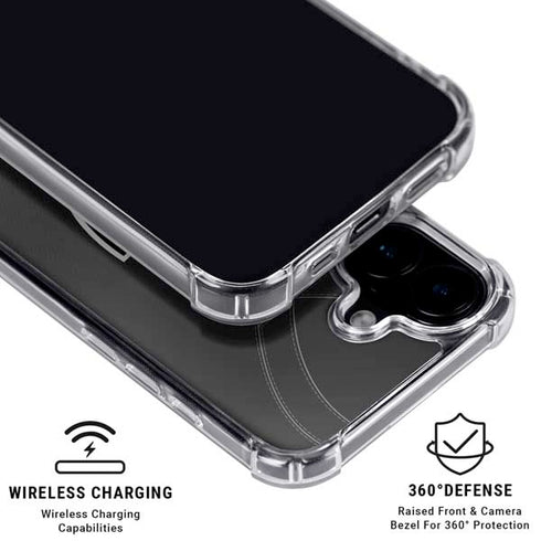 NFL Las Vegas Raiders Team Jersey iPhone 16 Plus Clear Case