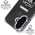 NFL Las Vegas Raiders Team Jersey iPhone 16 Plus Clear Case