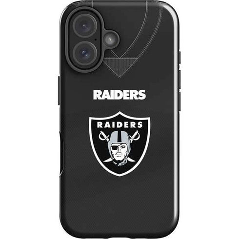NFL Las Vegas Raiders Team Jersey iPhone 16 Plus Impact Case