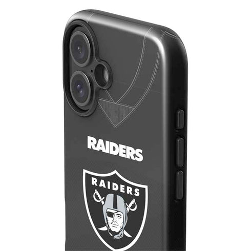 NFL Las Vegas Raiders Team Jersey iPhone 16 Plus Impact Case