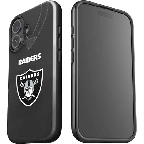NFL Las Vegas Raiders Team Jersey iPhone 16 Plus Impact Case
