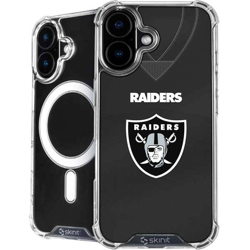 NFL Las Vegas Raiders Team Jersey iPhone 16 Plus MagSafe Case
