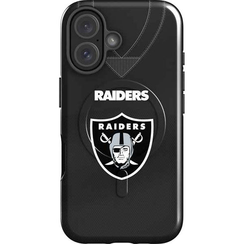 NFL Las Vegas Raiders Team Jersey iPhone 16 Plus Magsafe Impact Case