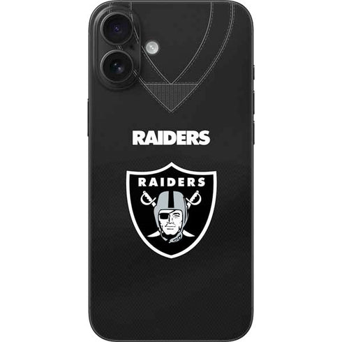 NFL Las Vegas Raiders Team Jersey iPhone 16 Plus Skin