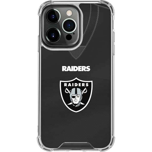 NFL Las Vegas Raiders Team Jersey iPhone 16 Pro Clear Case