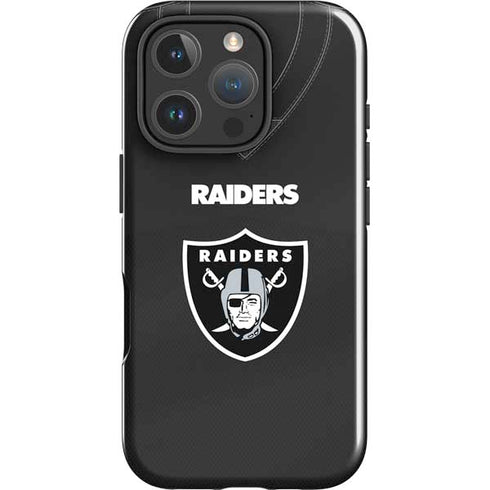 NFL Las Vegas Raiders Team Jersey iPhone 16 Pro Impact Case