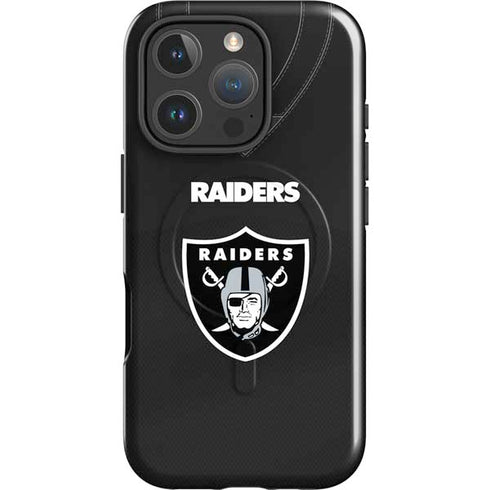 NFL Las Vegas Raiders Team Jersey iPhone 16 Pro Magsafe Impact Case