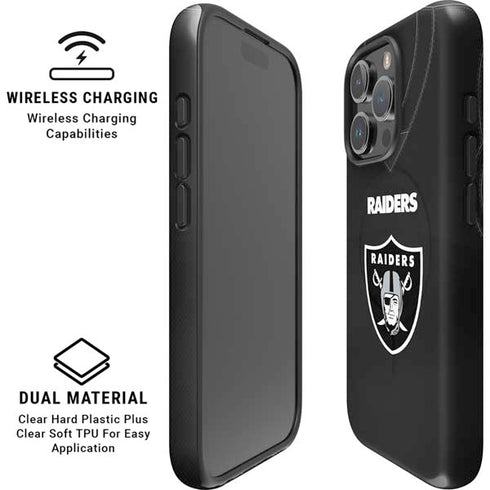 NFL Las Vegas Raiders Team Jersey iPhone 16 Pro Magsafe Impact Case