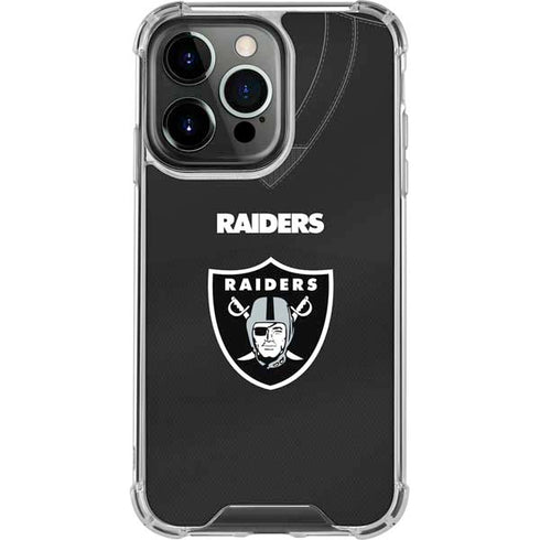 NFL Las Vegas Raiders Team Jersey iPhone 16 Pro Max Clear Case