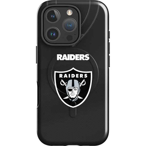 NFL Las Vegas Raiders Team Jersey iPhone 16 Pro Max Magsafe Impact Case