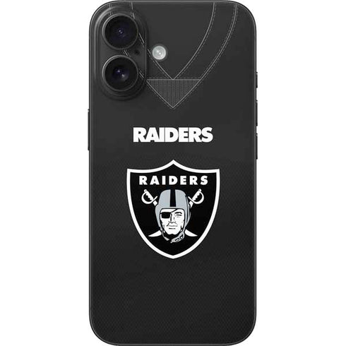 NFL Las Vegas Raiders Team Jersey iPhone 16 Skin