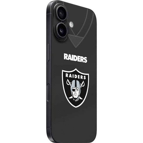 NFL Las Vegas Raiders Team Jersey iPhone 16 Skin