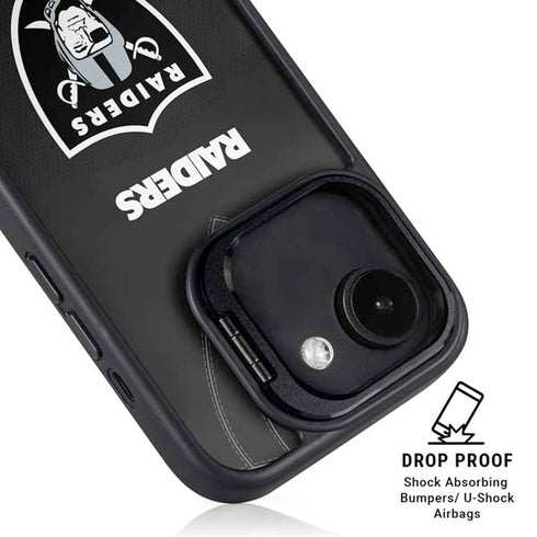 NFL Las Vegas Raiders Team Jersey iPhone 16e Kickstand Case