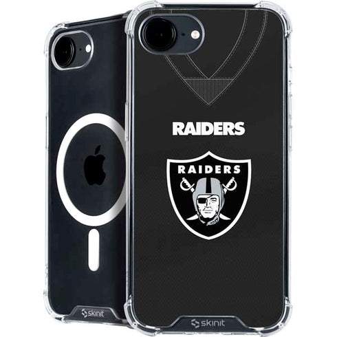 NFL Las Vegas Raiders Team Jersey iPhone 16e MagSafe Case