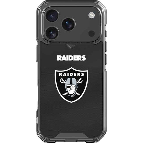 NFL Las Vegas Raiders Team Jersey iPhone 18 Pro Clear Case