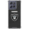 NFL Las Vegas Raiders Team Jersey Moto G 5G (2025) Clear Case