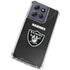 NFL Las Vegas Raiders Team Jersey Moto G 5G (2025) Clear Case