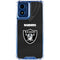 NFL Las Vegas Raiders Team Jersey Moto G 5G (2024) Clear Case