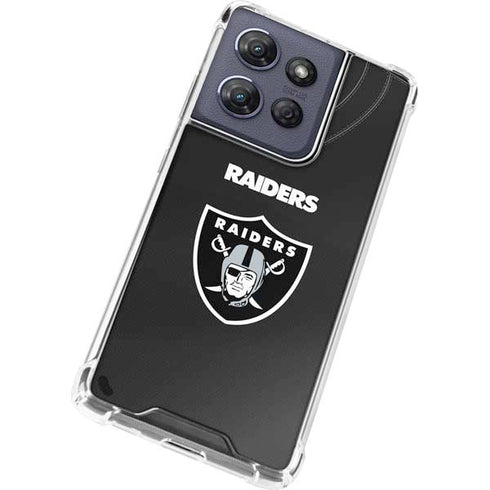 NFL Las Vegas Raiders Team Jersey Moto G Stylus 5G (2025) Clear Case