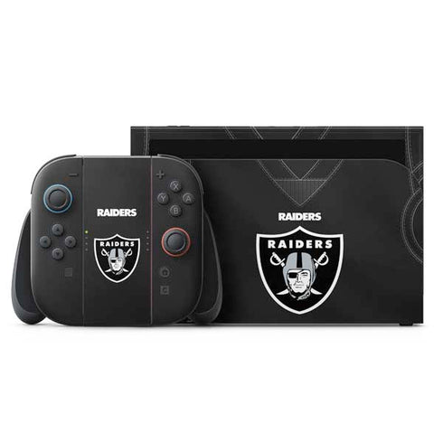 NFL Las Vegas Raiders Team Jersey Nintendo Skins