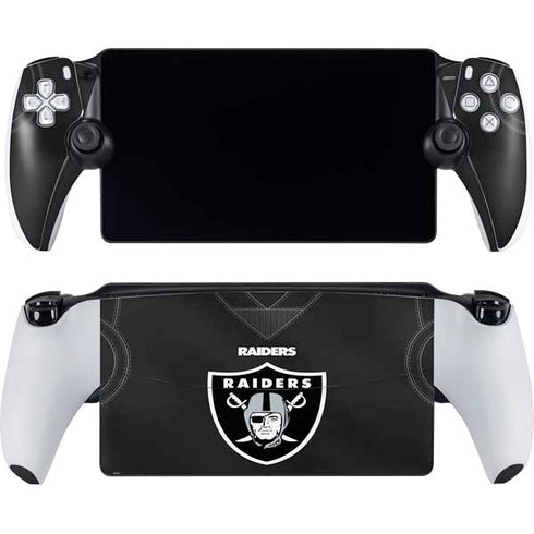 NFL Las Vegas Raiders Team Jersey PlayStation Portal Remote Player Skin