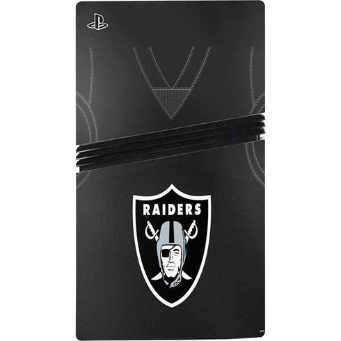NFL Las Vegas Raiders Team Jersey PS5 Pro Console Skin