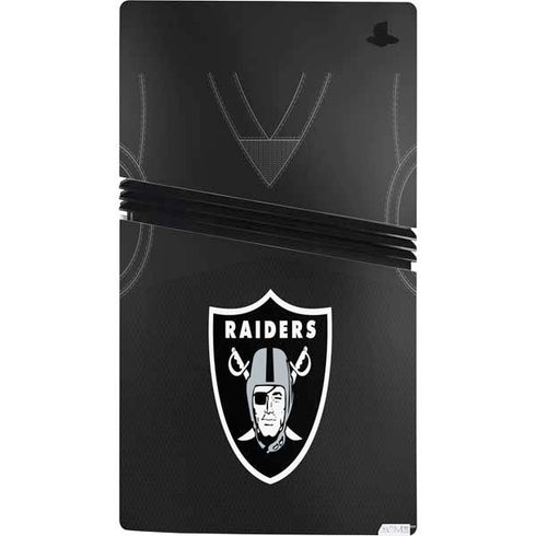 NFL Las Vegas Raiders Team Jersey PS5 Pro Console Skin