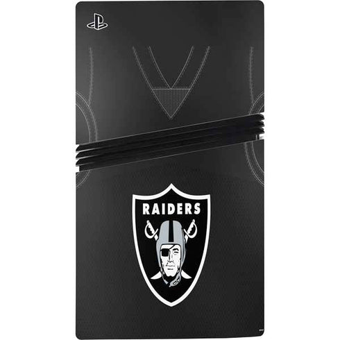 NFL Las Vegas Raiders Team Jersey PS5 Pro Disk Console Skin