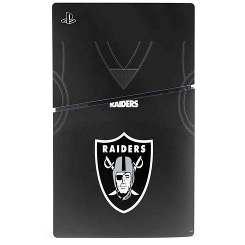 NFL Las Vegas Raiders Team Jersey PS5 Slim Digital Edition Console Skin