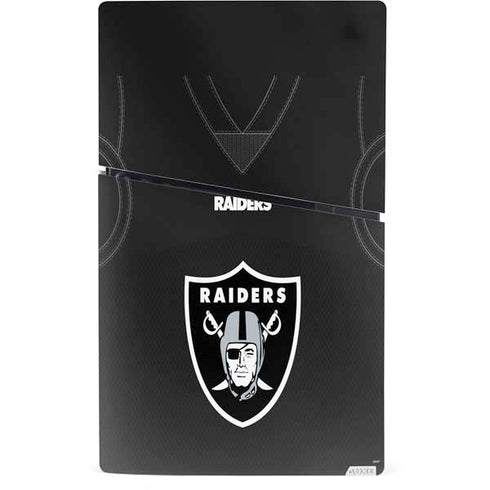 NFL Las Vegas Raiders Team Jersey PS5 Slim Digital Edition Console Skin