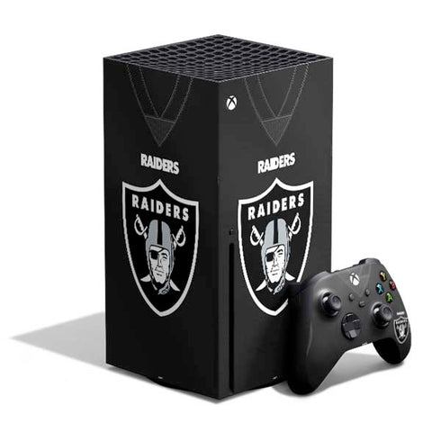 NFL Las Vegas Raiders Team Jersey Xbox Series X Bundle Skin