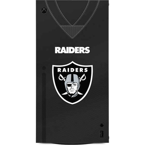 NFL Las Vegas Raiders Team Jersey XBox Series X Digital Edition Console Skin