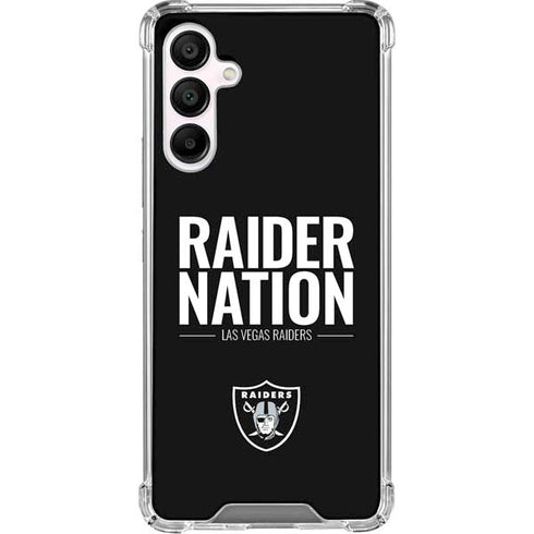 NFL Las Vegas Raiders Team Motto Galaxy A16 5G Clear Case