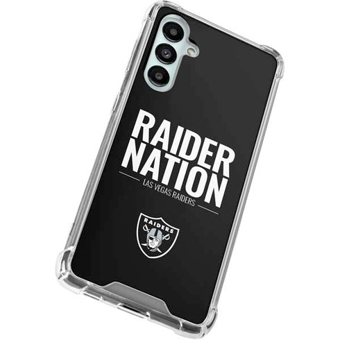 NFL Las Vegas Raiders Team Motto Galaxy A16 5G Clear Case