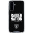 NFL Las Vegas Raiders Team Motto Galaxy A36 5G Clear Case