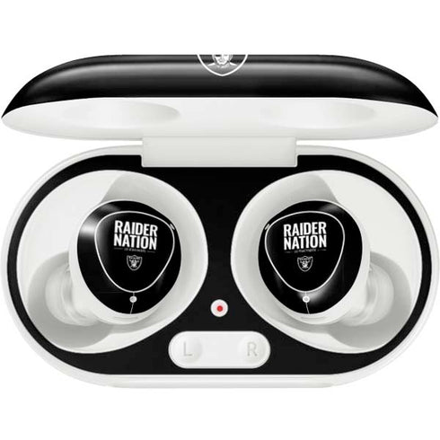 NFL Las Vegas Raiders Team Motto Galaxy Buds Plus Skin