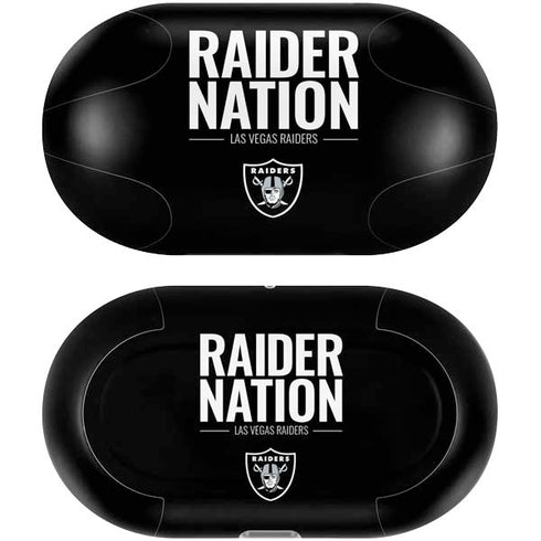 NFL Las Vegas Raiders Team Motto Galaxy Buds Plus Skin