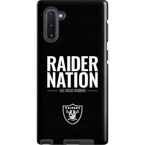 NFL Las Vegas Raiders Team Motto Galaxy Cases