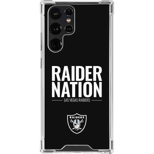 NFL Las Vegas Raiders Team Motto Galaxy S23 Ultra Clear Case