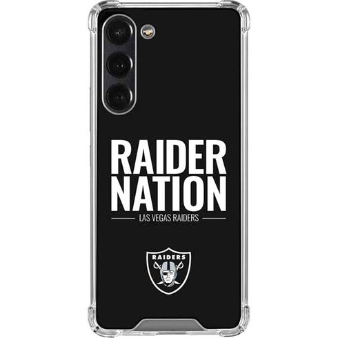 NFL Las Vegas Raiders Team Motto Galaxy S24 FE Clear Case
