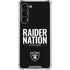 NFL Las Vegas Raiders Team Motto Galaxy S24 FE Clear Case