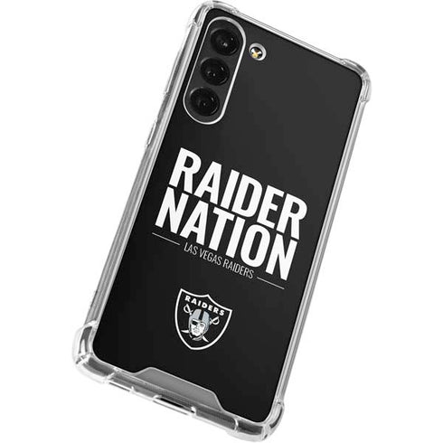 NFL Las Vegas Raiders Team Motto Galaxy S24 FE Clear Case